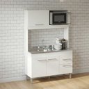 Ver imagem 1 de Cozinha Compacta Marina 122,5cm Soluzione Móveis