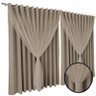 Cortina Blackout Blecaute Miami 5,00 X 2,60 Quarto Bege - 3