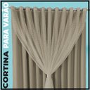 Ver imagem 4 de Cortina Blackout Blecaute Miami 5,00 X 2,60 Quarto Bege
