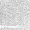 Ver imagem 4 de Sofá 2 Lugares Sala de Estar Recepção 1,45M Russia Couro Branco - Gran Belo