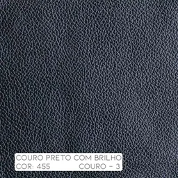 Poltrona do Papai Reclinável Manual Viena Two Way Couro Preto - Gran Belo - 4