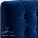 Ver imagem 4 de Cabeceira Cama Box Queen Ana 160 cm Estofada em Veludo com Frame