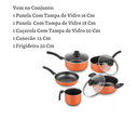 Ver imagem 2 de Conjunto de Panelas de Alumínio com Antiaderente Santiago Cobre - 5 Peças