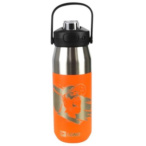 Garrafa Térmica Inoxidável Ahu Legendários 750ml - Laranja
