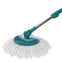 Ver imagem 5 de Mop Giratório Fit 3 em 1 com 3 Refis Diferentes Prático e Durável
