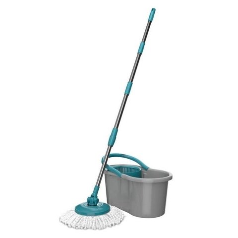 Mop Giratório Fit 3 em 1 com 3 Refis Diferentes Prático e Durável