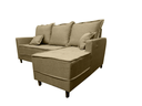 Ver imagem 2 de Sofá com Chaise Bolonha - Linho Bege 02