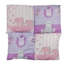 Ver imagem 1 de Kit 4 Almofadas Decorativas Quarto Bebe Menina