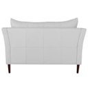 Ver imagem 5 de Sofá 2 Lugares Decorativo Sala de Estar 1,20M Pés Palito Lubbock Couro Branco - Gran Belo