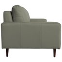 Ver imagem 6 de Sofá 03 Lugares Sala de Estar Recepção 240cm Bipartido Brad Couro Fendi G58 - Gran Belo