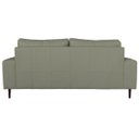 Ver imagem 5 de Sofá 03 Lugares Sala de Estar Recepção 240cm Bipartido Brad Couro Fendi G58 - Gran Belo