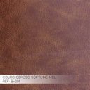 Ver imagem 4 de Sofá 3 Lugares Bipartido Sala de Estar 2,40m Milano Couro Mel - Gran Belo