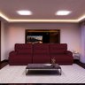 Sofá 3 Lugares Jacarta Reclinável Elétrico 2,90M Couro Vermelho - Idea Relax - 5