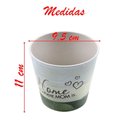 Ver imagem 3 de Kit 6 Mini Vasos de Planta Cachepot Estampados Decorados 11cm