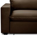 Ver imagem 7 de Sofa 2 Lugares Retrátil Reclinavel 200cm Veludo Marrom Andreza