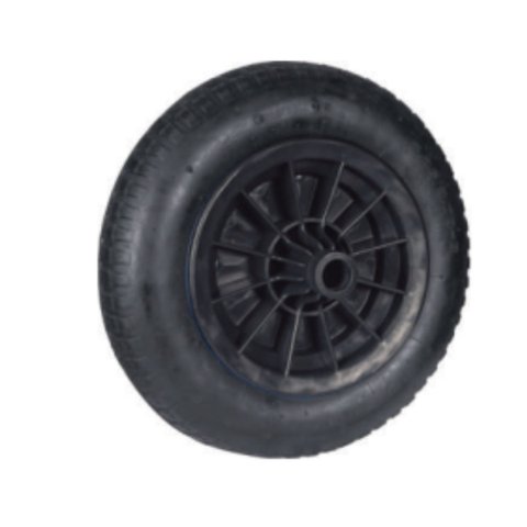 Aro Plástico Preto Montado C/pneu Metasul 8''x3,25''