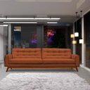 Ver imagem 6 de Sofá 3 Lugares Sala de Estar Eros 1,80M Veludo Base Fixa - Gran Belo