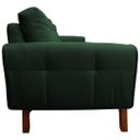 Ver mais imagens de Sofá 3 Lugares Sala de Estar Eros 2,10M Veludo Base Fixa - Gran Belo