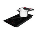 Ver imagem 1 de Fogão Cooktop De Indução 2 Bocas Elétrico Eci02ep 220V E Panela De Pressão Inox Solar 6L - Eos