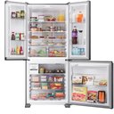 Ver imagem 2 de Geladeira B Smart Brastemp 630 L Frost Free French Door Inox Bivolt BRO88AK