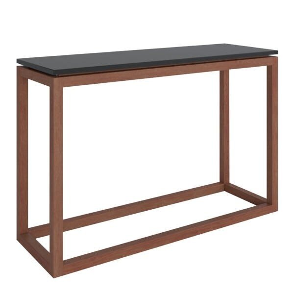 Mesa de Apoio Decorativa Oreo Amêndoa/Preto - Gran Belo - 1