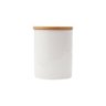 Pote de Porcelana com Tampa Bamboo White 700ml 10cmx10cmx12cm Rojemac - 3