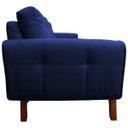 Ver mais imagens de Sofá 2 Lugares Sala de Estar Eros 1,50M Veludo Base Fixa - Gran Belo