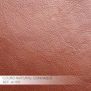Ver imagem 4 de Conjunto de Sofá 3 Lugares Bipartido 240cm com 2 Poltronas Bia/milano Couro Caramelo - Gran Belo
