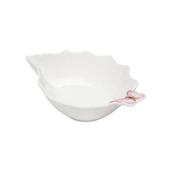 Bowl de Porcelana Folha Borboletas 17,5cm Rojemac - 1