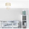 LUMINÁRIA INFANTIL NUVENS COM CÚPULA 30X15 BRANCO - 3