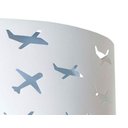 Ver imagem 4 de LUSTRE PENDENTE INFANTIL AVIÕES 25X25 CINZA