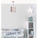 Ver imagem 3 de LUSTRE PENDENTE INFANTIL AVIÕES 25X25 CINZA