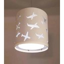 Ver imagem 2 de LUSTRE PENDENTE INFANTIL AVIÕES 25X25 BRANCO