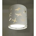 Ver imagem 2 de LUSTRE PENDENTE INFANTIL AVIÕES 25X25 CÁQUI