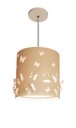Ver imagem 2 de LUSTRE INFANTIL PENDENTE BORBOLETAS 25X25 INT. BRANCO