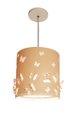 Ver imagem 2 de LUSTRE INFANTIL PENDENTE BORBOLETAS 25X25 INT. CRÚ