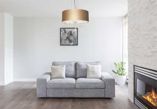 Lustre Pendente Cristal 40x15 Bronze - 2