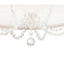 Ver imagem 3 de Lustre Pendente Cristal 40x15 Prata