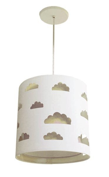 LUSTRE INFANTIL PENDENTE NUVENS RECORTES CRÚ 25X25 - 1