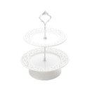 Ver imagem 3 de Porta Doce 2 Andares de Porcelana 20,5cmx20,5cmx30cm Rojemac