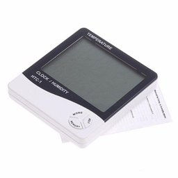 Termometro Digital Relogio Medidor Temperatura Umidade Termo Higrometro Despertador - 4