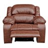 Poltrona do Papai Reclinável Elétrica Magnum Couro (PU) Marrom - Gran Belo - 5