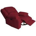 Ver imagem 5 de Poltrona do Papai Reclinável Elétrica Magnum Couro (PU) Vermelho - Gran Belo