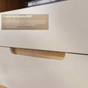 Ver mais imagens de Rack para TV até 70 Polegadas MDF com Laterais Curvas 180cm Pés em Madeira Maciça