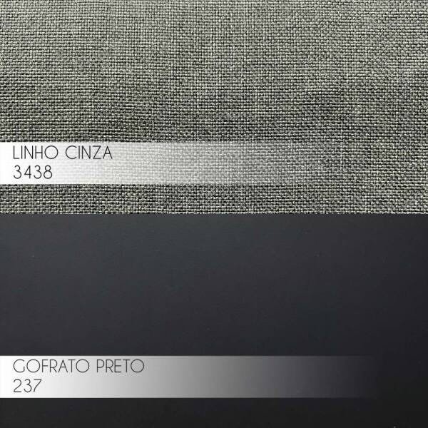 Kit 2 Poltronas Decorativas Lecce Pés Aço Linho Cinza - Gran Belo - 4