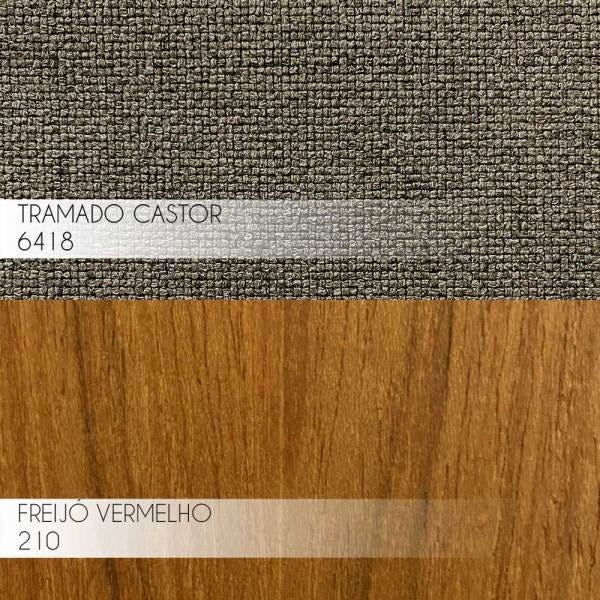 Kit 2 Poltronas Decorativas Lecce Pés Madeira Linho Marrom - Gran Belo - 4