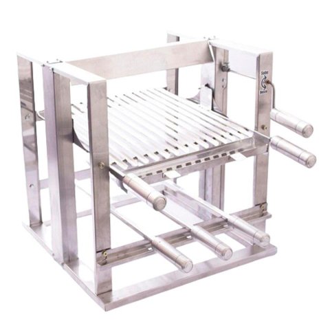 Churrasqueira Elevatória Fast Gourmet com 3 Espetos e Grelha Parrilha Eg03