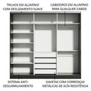 Ver imagem 7 de Guarda-roupa Casal 100% Mdf Madesa Royale 3 Portas de Correr com Espelho