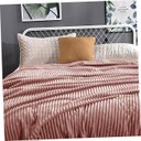Ver imagem 2 de Cobertor Solteiro Dupla Face Sherpa Extra Macio Rosa 150x220cm