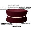 Ver imagem 3 de Puff Decorativo Sala de Estar 95cm Dhaka Veludo Vinho - Gran Belo